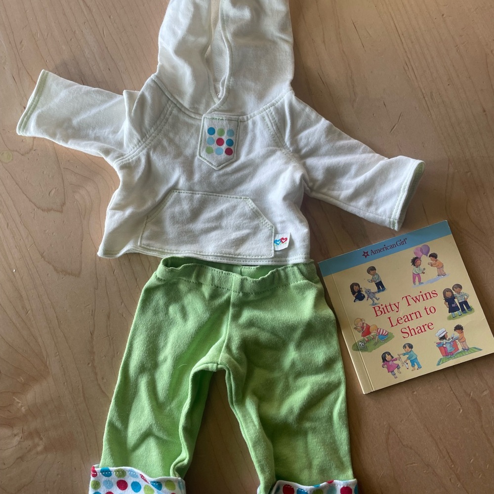 Bitty Twin outfit and book